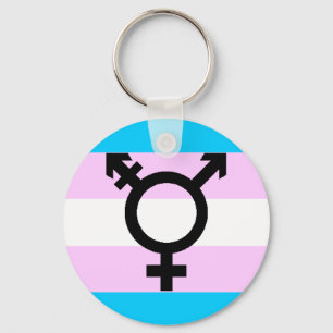 Trans Pride keychain - with symbol