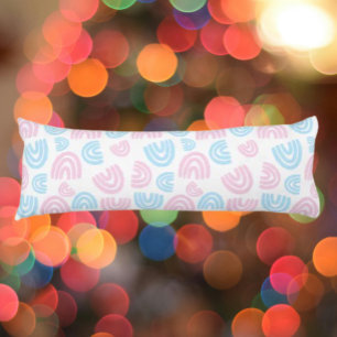 Trans Pride Pastel Rainbow Body Pillow