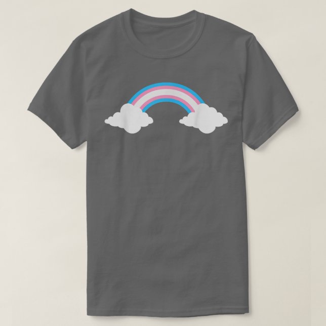 Trans Pride Rainbow Pride Month Queer LGBTQ Transg T-Shirt (Design Front)