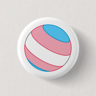 Trans Pride Sphere 1 Inch Round Button