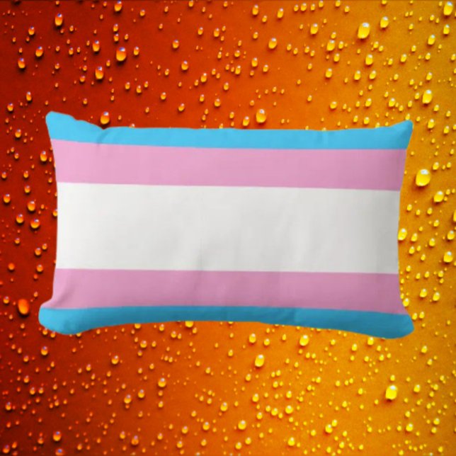Trans Pride Support Lumbar Pillow (Creator Uploaded)