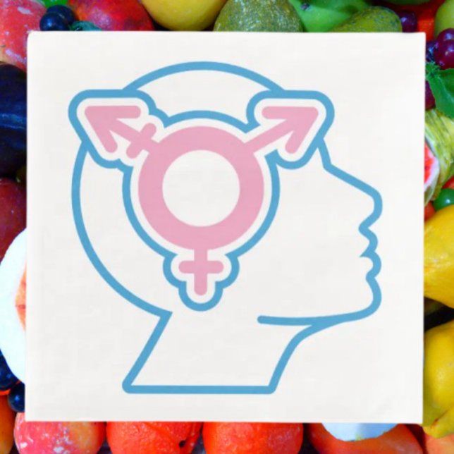 Trans Pride Symbol Paper Napkins (Creator Uploaded)