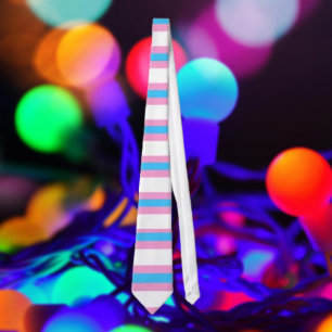 Trans Pride Tie: Celebrate Every Hue Tie