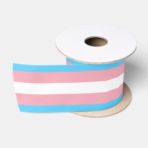 Trans Pride (Transgender Pride) Flag Satin Ribbon