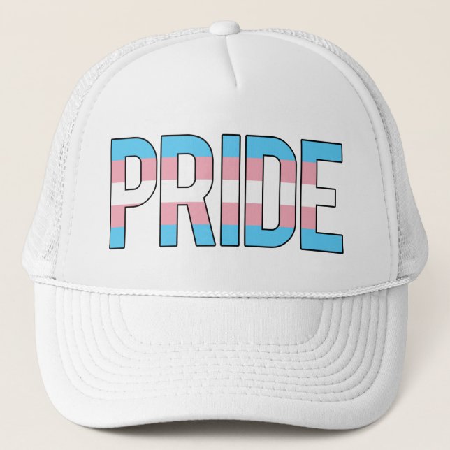 Trans-pride Trucker Trucker Hat (Front)