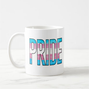 Trans Pride Word Coffee Mug