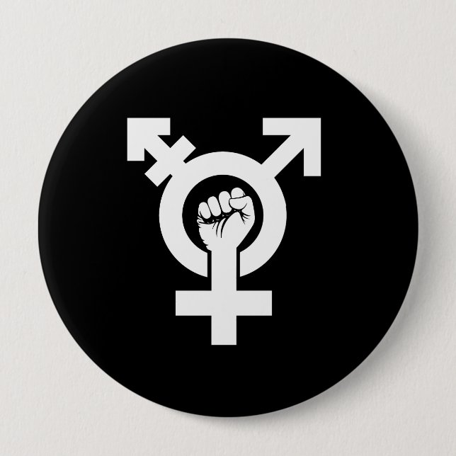 TRANS RESISTANCE SYMBOL - -  -  4 INCH ROUND BUTTON (Front)