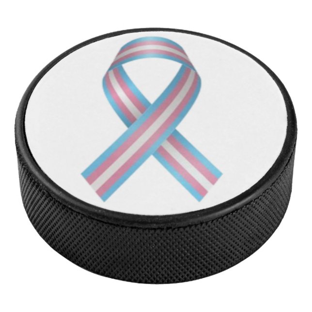Trans ribbon with white background hockey puck (3/4/2016 12:00:00 AM)