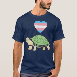 Trans Turtle LGBTQ Transgender Pride Flag Kawaii A T-Shirt
