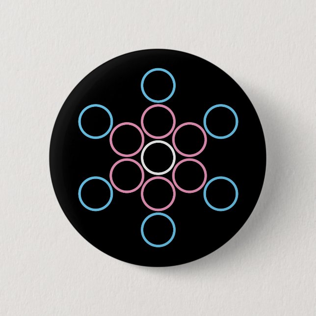 tranSacred circles 2 Inch Round Button (Front)