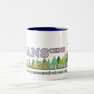 TRANScend Retreat Mug! Two-Tone Coffee Mug