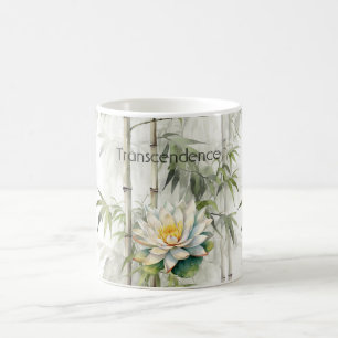 Transcendence Lotus Bamboo Serenity Buddhism Coffee Mug