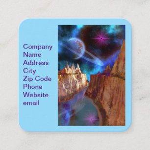 Transcendent Square Business Card