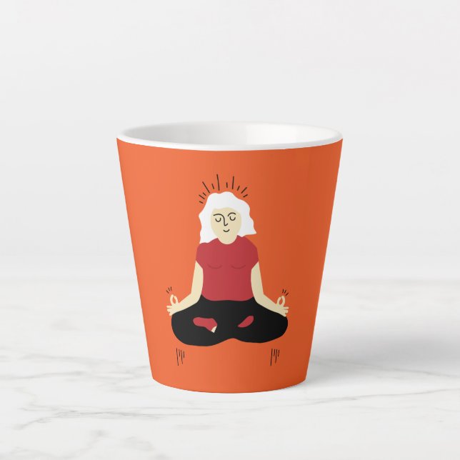Transcendental Meditation  Latte Mug (Front)