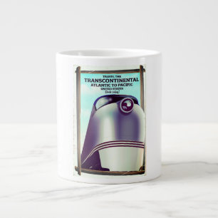 Transcontinental Railroad USA. Large Coffee Mug
