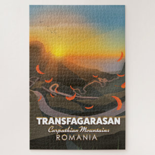 Transfagarasan,Carpathian Mountains, Romania Road Jigsaw Puzzle