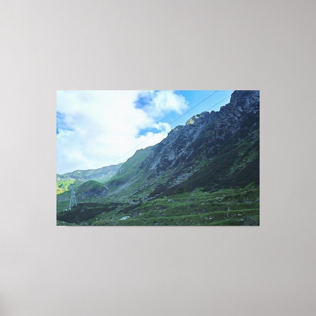 Transfagarasan Mountain Road - Romania Canvas Print (Front)