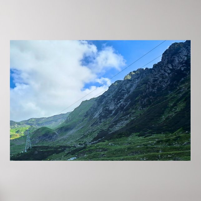 Transfagarasan Mountain Road - Romania Poster (Front)