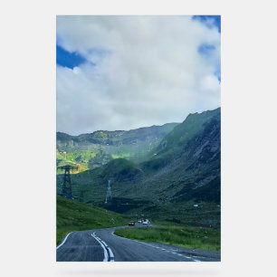 Transfagarasan Road – Carpathian Mountain Print Acrylic Sign