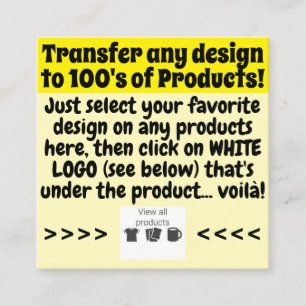 Transfer Design Info - Enclosure Card