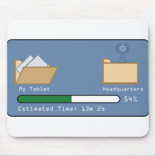 Transferring files from one folder to another mouse pad