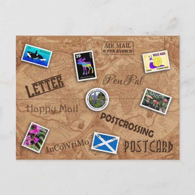 Transfert postal - Carte postale (Devant)