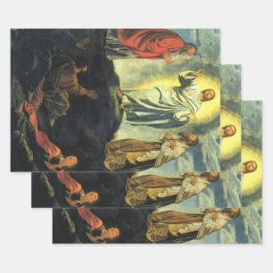 Transfiguration by Giovanni Girolamo Savoldo Wrapping Paper Sheet