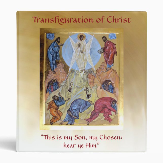 Transfiguration of Christ Binder (Front)