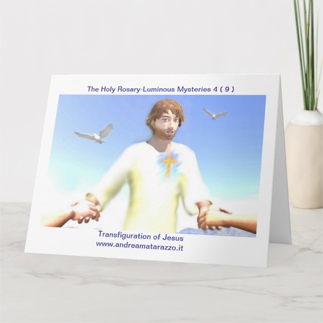 Transfiguration of Jesus   Card (Front)