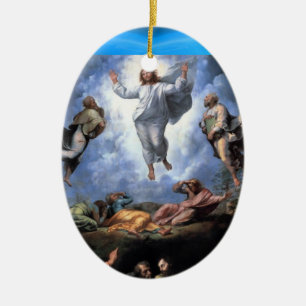 TRANSFIGURATION OF JESUS CERAMIC ORNAMENT