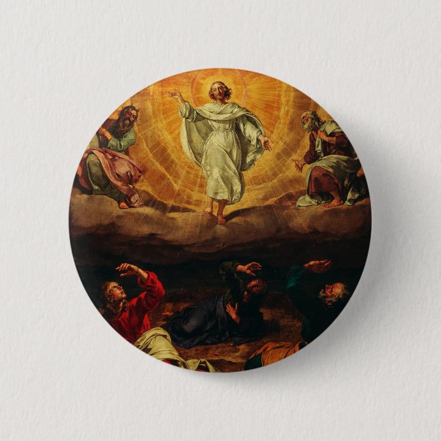Transfiguration of Jesus Christ 2 Inch Round Button (Front)