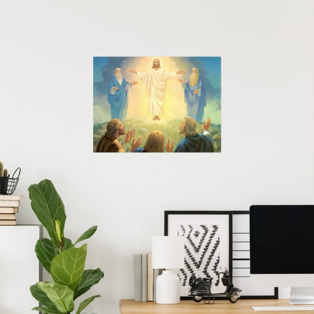 Transfiguration of Jesus Christ, Vintage Religion Poster (Home Office)