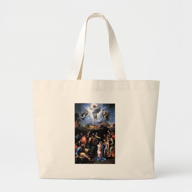 TRANSFIGURATION OF JESUS LARGE TOTE BAG (Front)