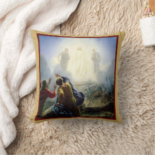 Transfiguration of Jesus,  Throw Pillow