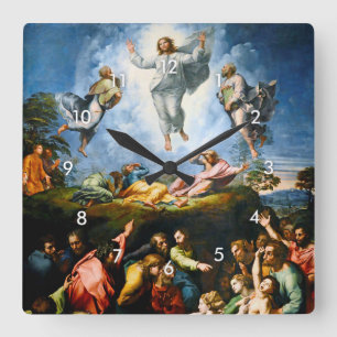Transfiguration, Raphael Square Wall Clock