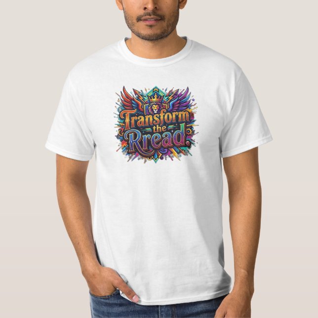 Transform the Tread – Bold Journey T-Shirt (Front)