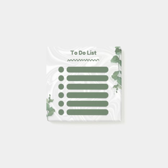  Transform Your Goals into Reality with Checklist  Post-it Notes (Front)