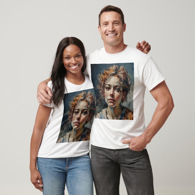 "Transform your space with the AI Envisioned Canva T-Shirt (Unisex)