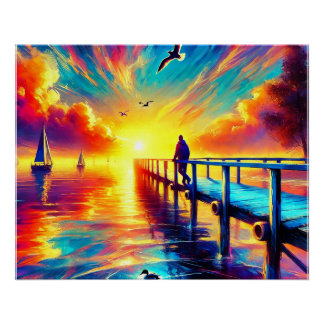 🌅 Transform Your Space with the Magic of Sunset  Poster