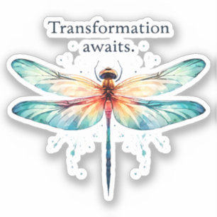 Transformation Awaits - Artistic Dragonfly