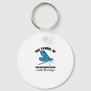 Transformation Beauty Nature Insect Dragonflies Dr Keychain