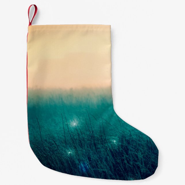 Transformation grunge texture sun small christmas stocking (Front)
