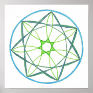 Transformation Mandala #2 Poster