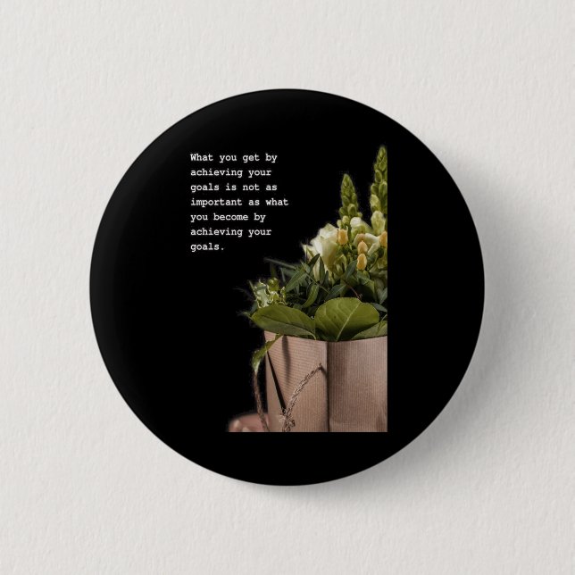 Transformative Journey Inspirational Quote Art  2 Inch Round Button (Front)