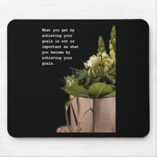 Transformative Journey Inspirational Quote Art  Mouse Pad