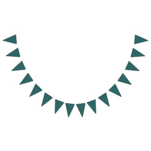 Transformative Teal  Bunting Flags