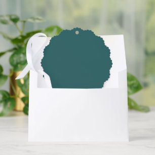 Transformative Teal Ornament Card