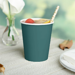 Transformative Teal  Paper Cups