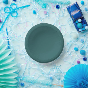 Transformative Teal  Paper Plate