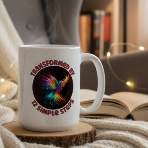 Transformed by 12 Simple Steps  Coffee Mug